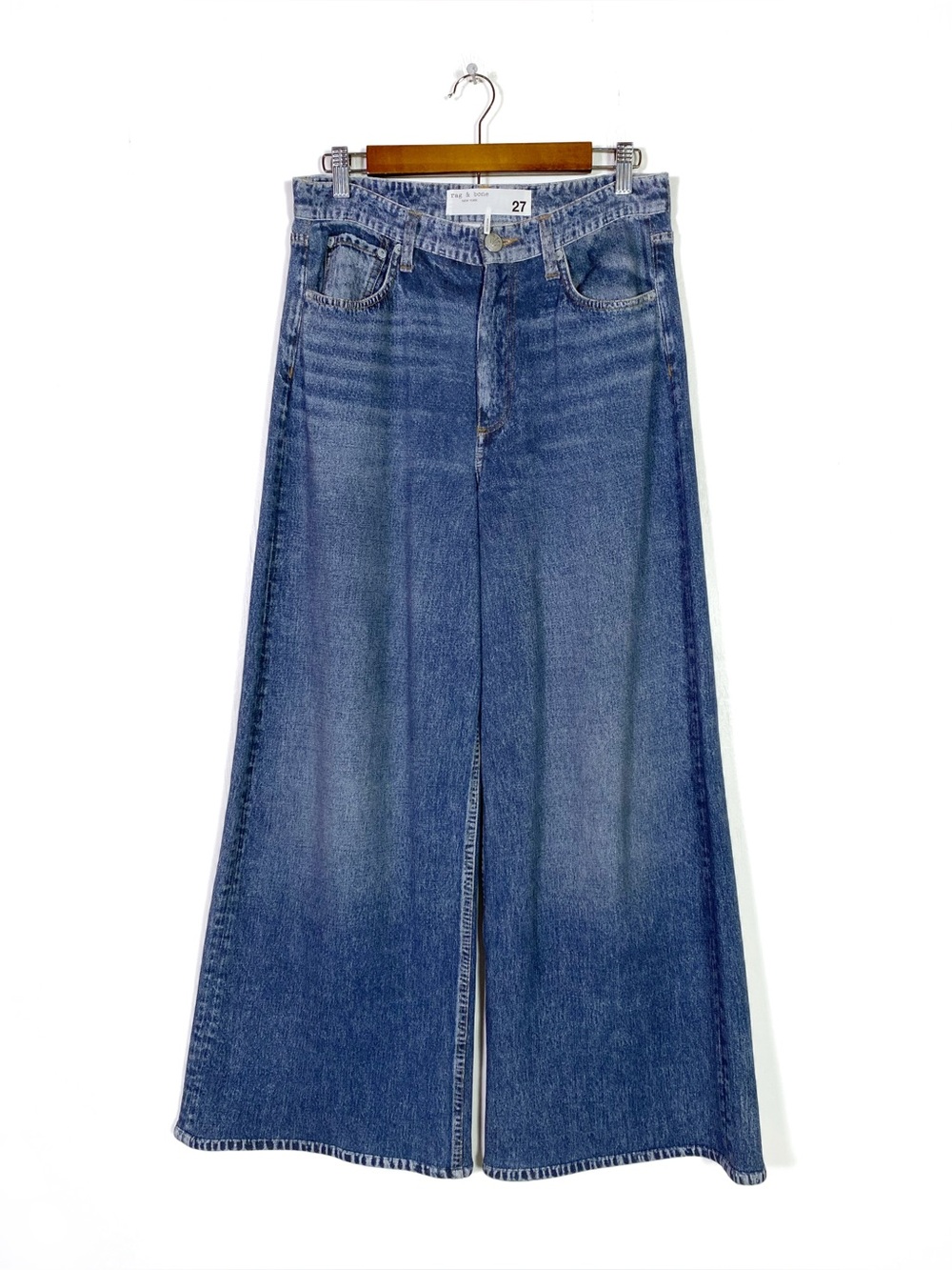 Rag & Bone Miramar Sofie Wide Leg Pant Jeans Kimber - Picture 3 of 6